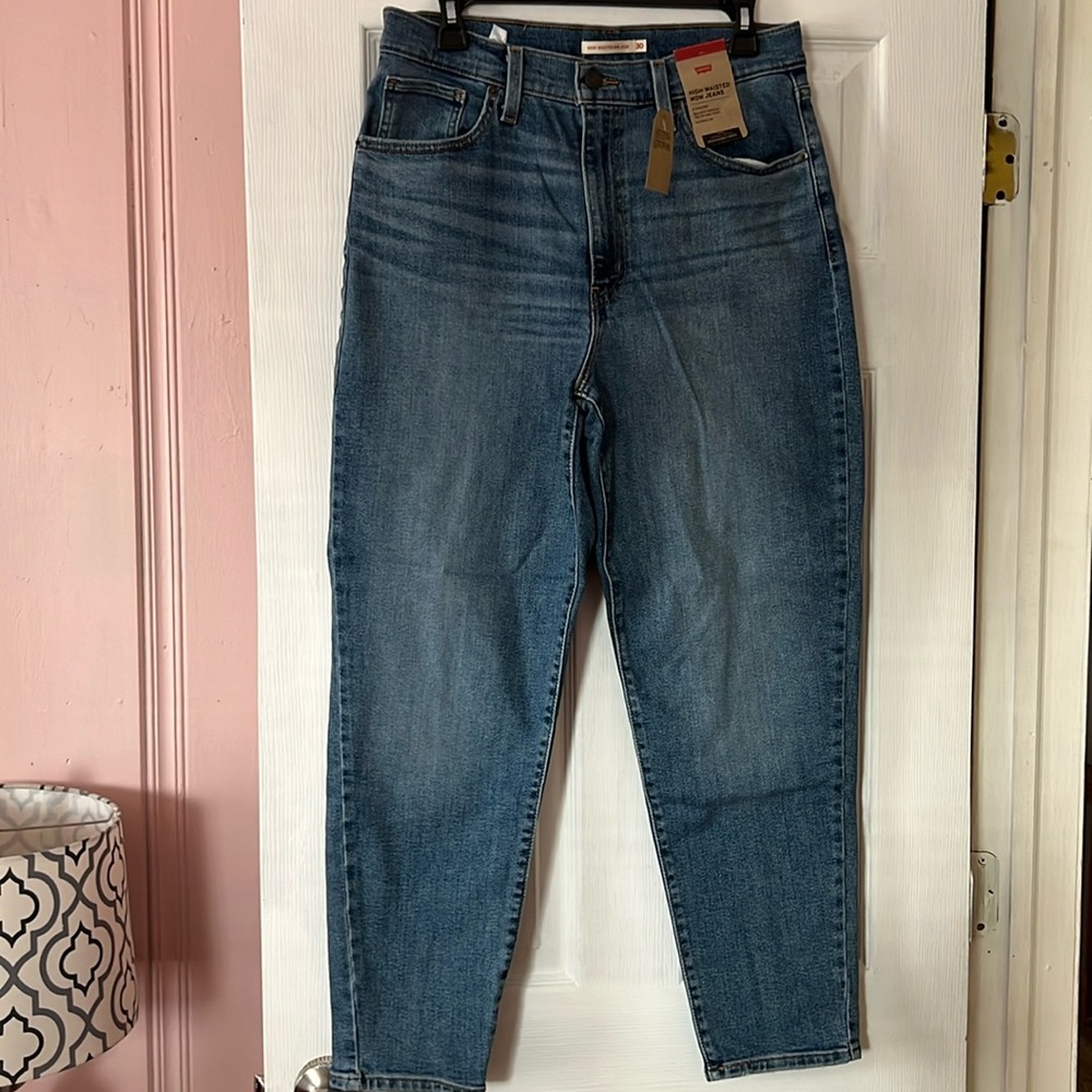 High Waisted Mom Jeans